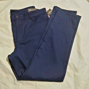 Callaway Opti Dry Stretch 5 Pocket Mens Golf Pants Navy 36x32 (Act Sz 38x31)